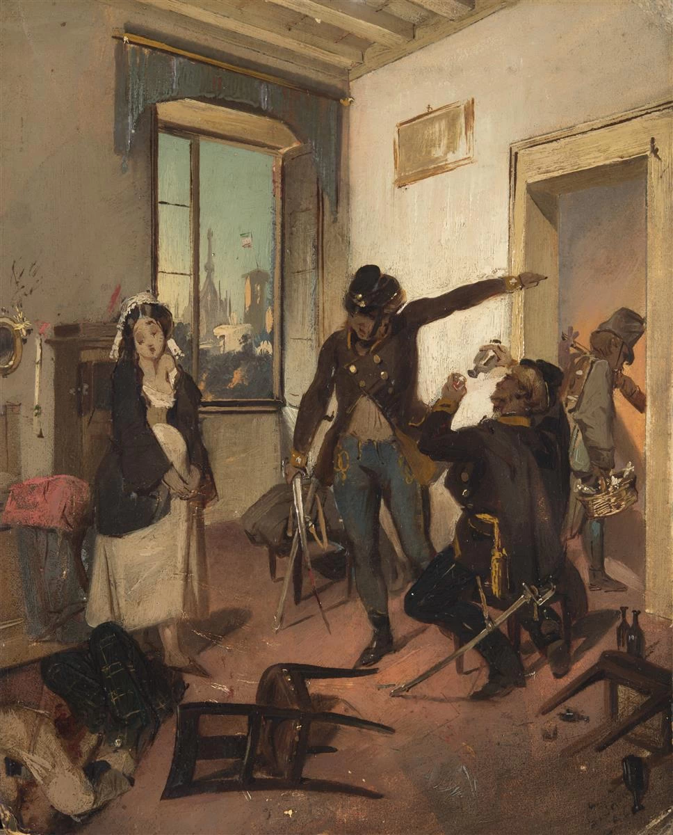 El marchion di gamb avert (bozzetto)